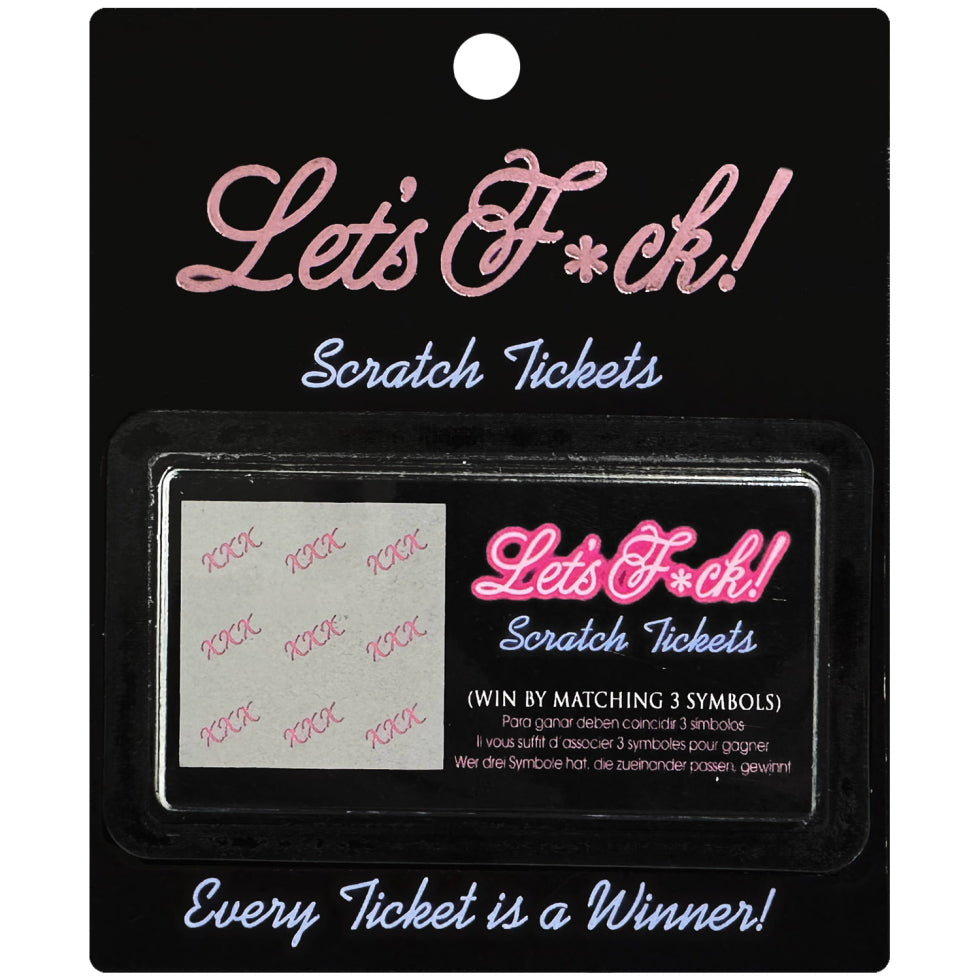 Lets Fuck Scratch Tickets – Set of 8 Winning Sex Position Cards Game > Novelties > Games - Tophatter Daily Deals