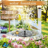 DIY Solar Fountain Pump for Outdoor Use Fountain & Ponds Accessories - Tophatter Daily Deals