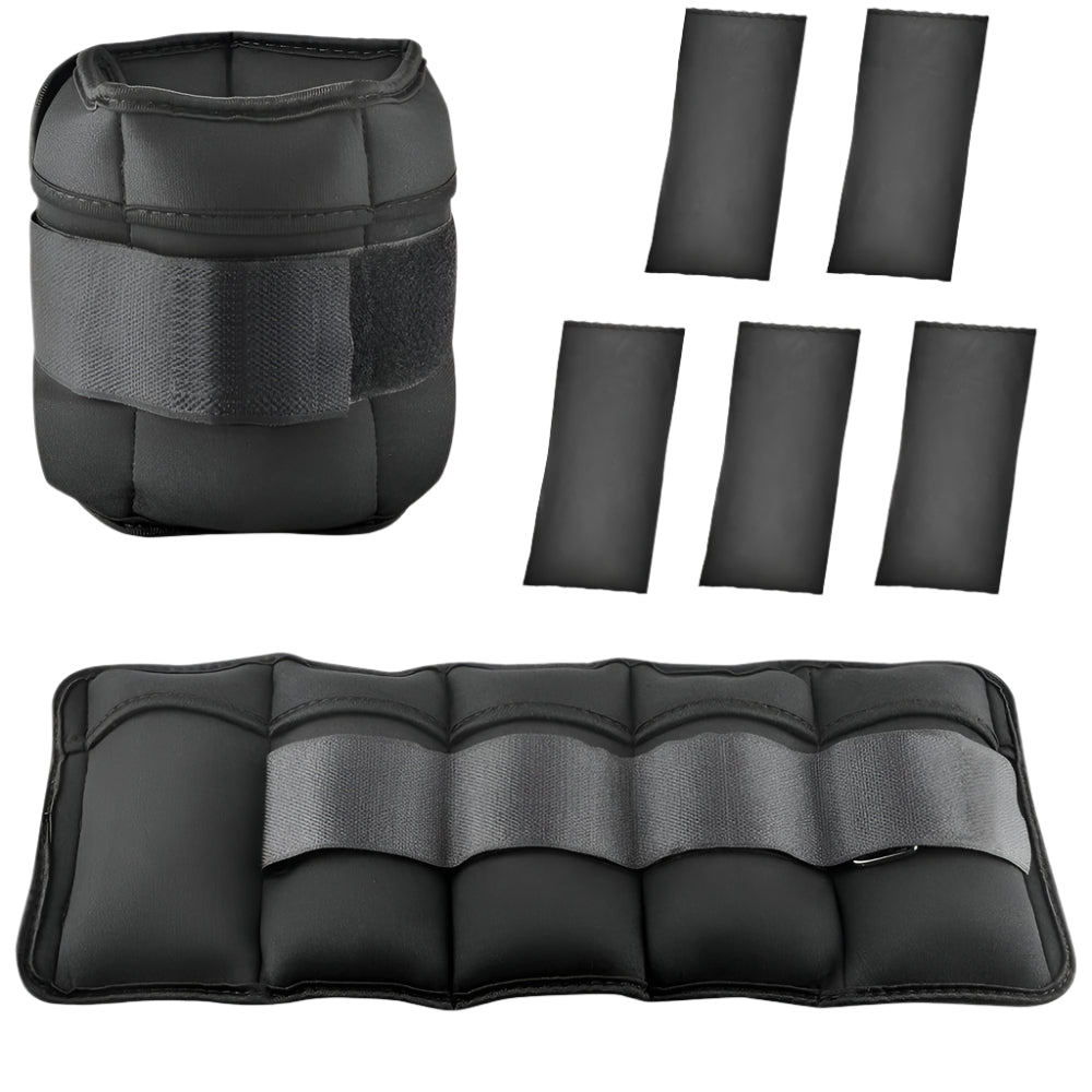 Ankle Adjustable Wrist Weights Set (10lbs) Sports & Fitness > Exercise, Gym & Fitness > Free Weights - Tophatter Daily Deals