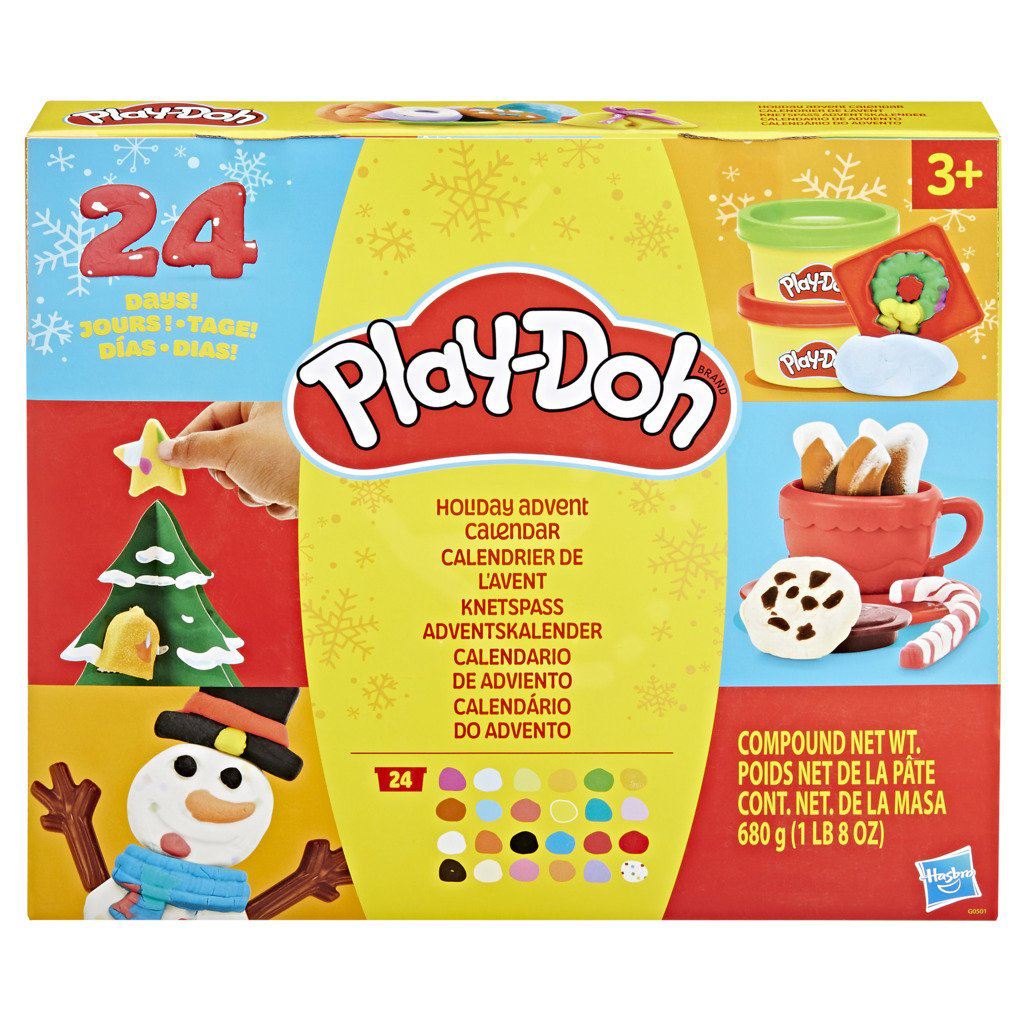 Play-Doh Christmas Advent Calendar with 24 Cans and 28 Fun Tools for Kids Advent Calendar - Tophatter Daily Deals