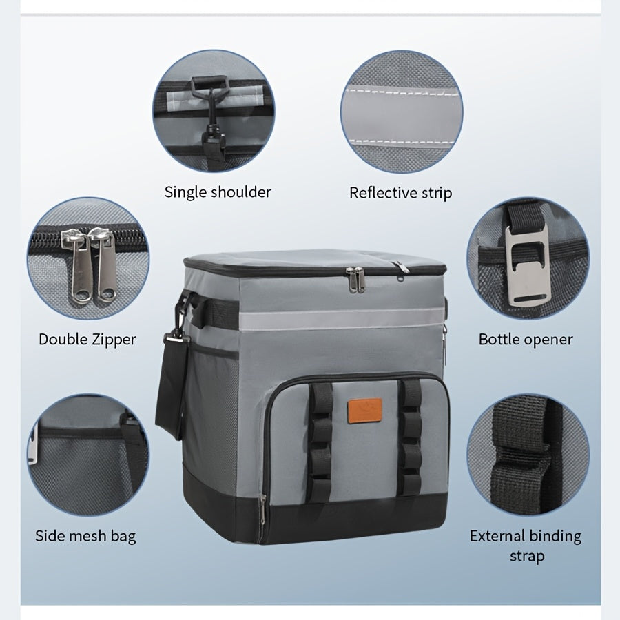 Rolling Insulated Refrigerated Truck Cooler Bag Camping & Hiking - Tophatter Daily Deals