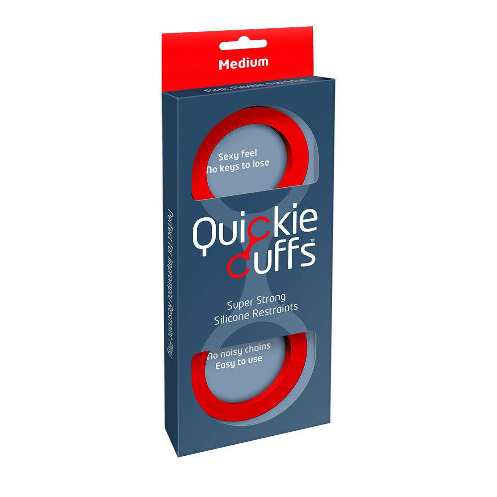 Creative Conceptions - Quickie Cuffs - Medium - Red BDSM - Tophatter Daily Deals