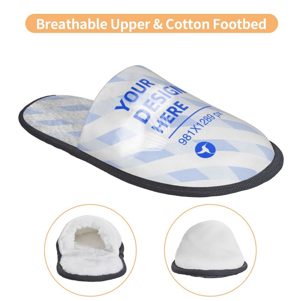 Autumn Winter Home Indoor Cotton Slippers 7 - Tophatter Daily Deals