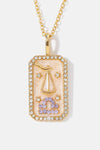 Rhinestone Constellation Pendant Copper Necklace Necklaces - Tophatter Daily Deals