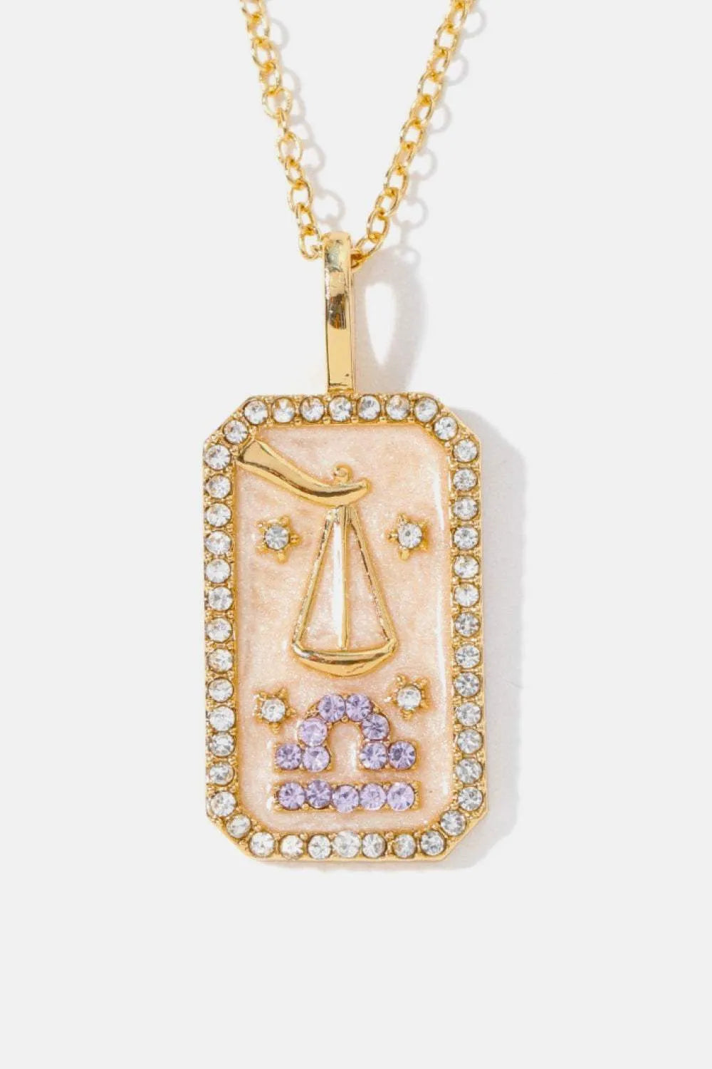 Rhinestone Constellation Pendant Copper Necklace Necklaces - Tophatter Daily Deals