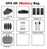 4K Aerial Camera New Product Remote Control Plane Black Three power 0 - Tophatter Daily Deals