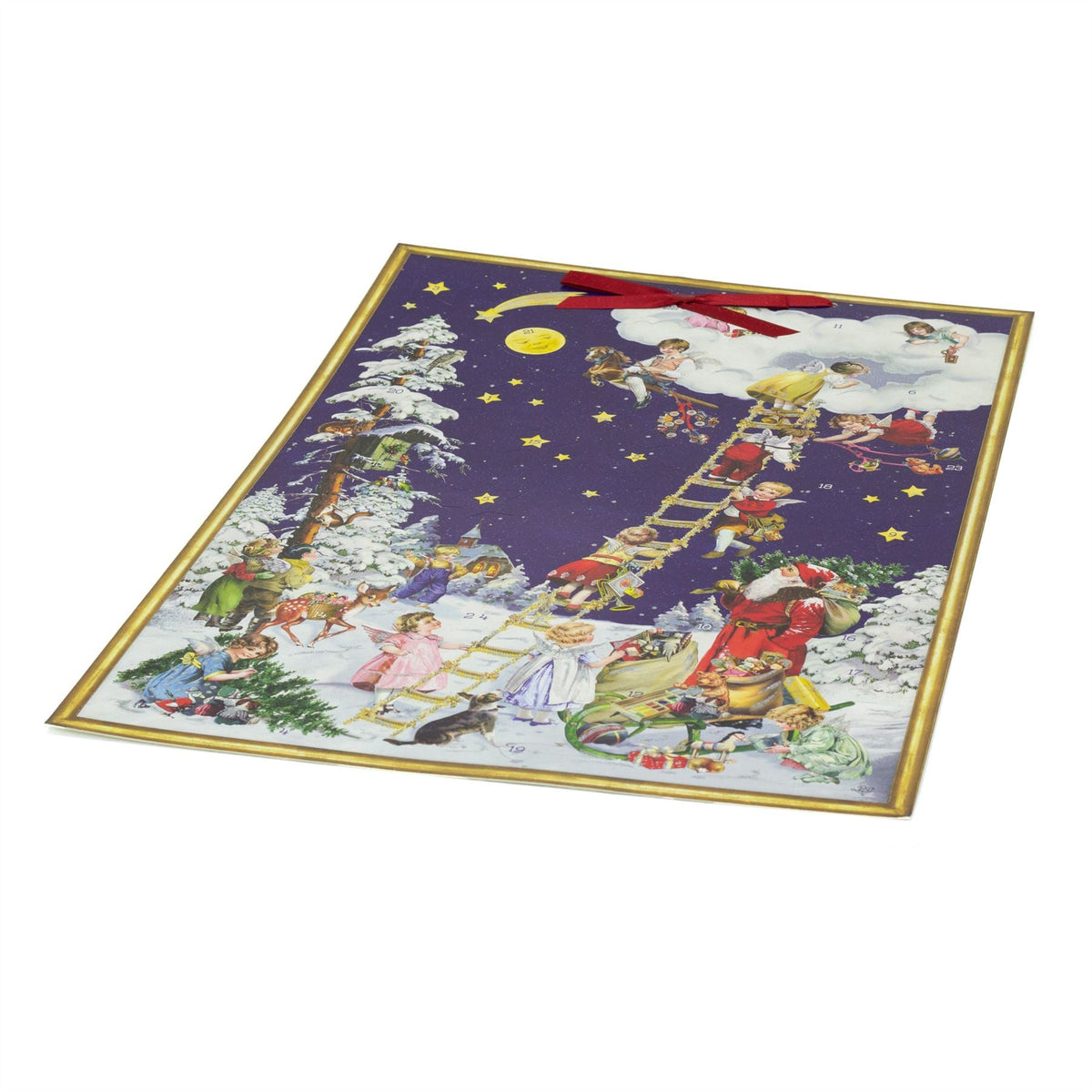 Angels on Christmas Eve Advent Calendar | Traditional Large Advent Calendar Advent Calendar - Tophatter Daily Deals
