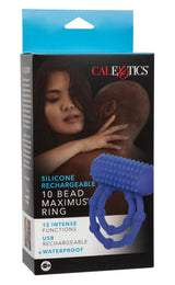 Maximus 10 Bead Rechargeable (Black) – Stretchy Silicone Cock Ring > Cock Ring > Vibrating - Tophatter Daily Deals