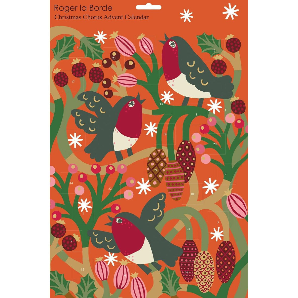 Christmas Chorus Advent Calendar | Festive Robins Christmas Advent Calendar Advent Calendar - Tophatter Daily Deals