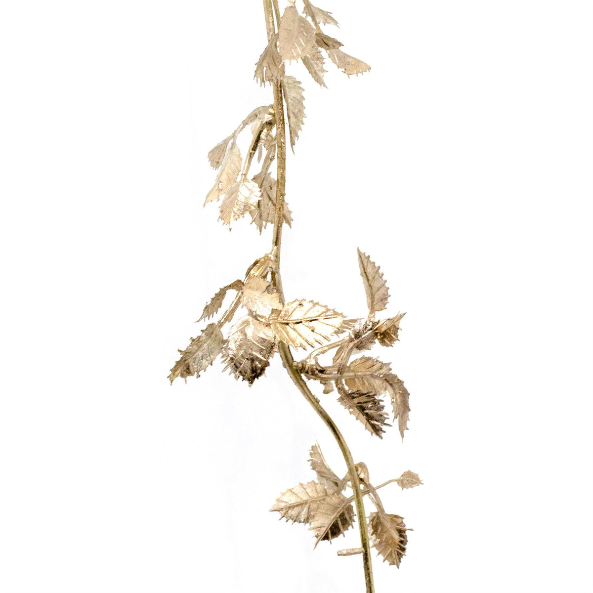 Champagne Gold Leaf Christmas Garland | Artificial Foliage Garland Leaves -170cm Garland - Tophatter Daily Deals