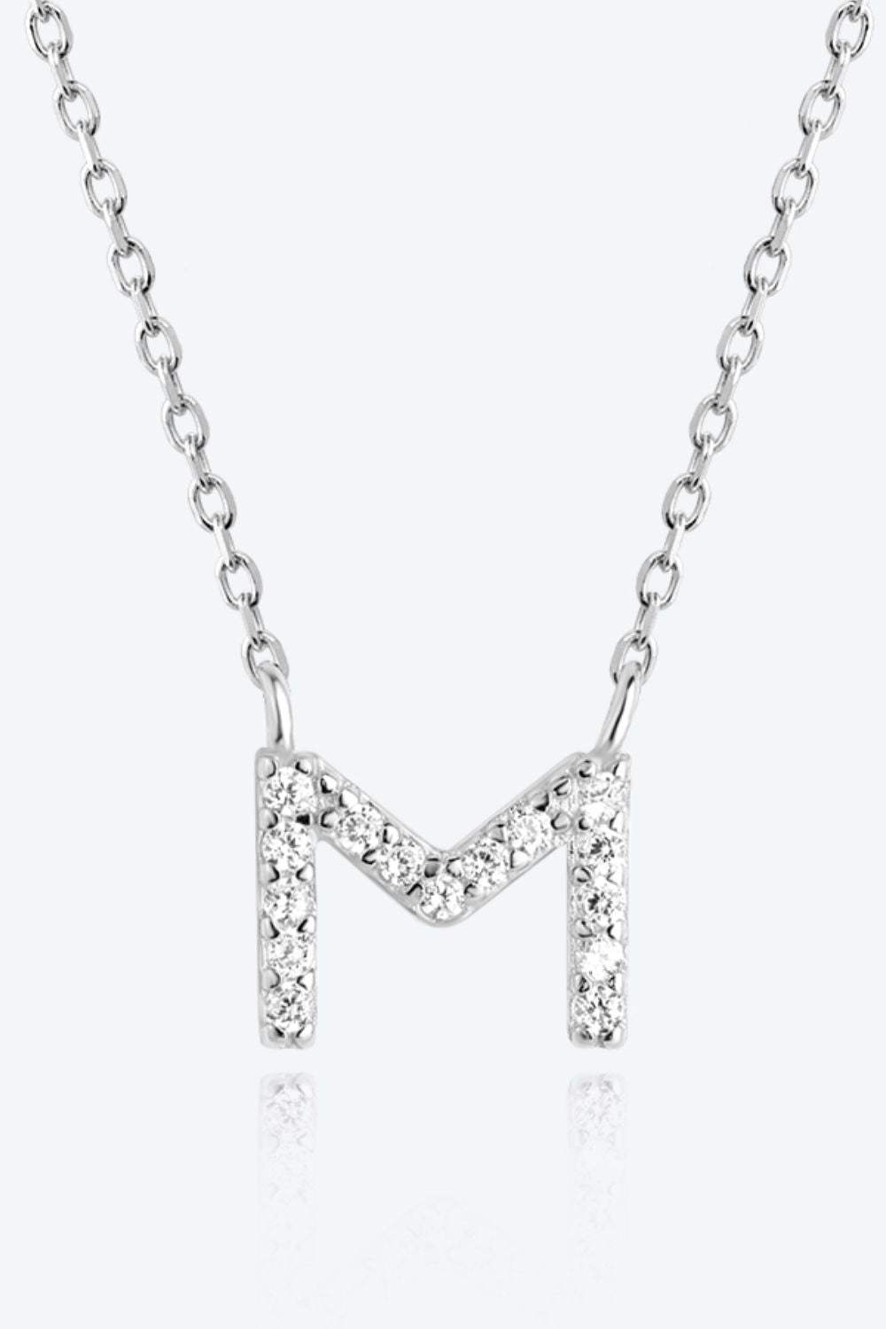 L To P Zircon 925 Sterling Silver Necklace Necklaces - Tophatter Daily Deals