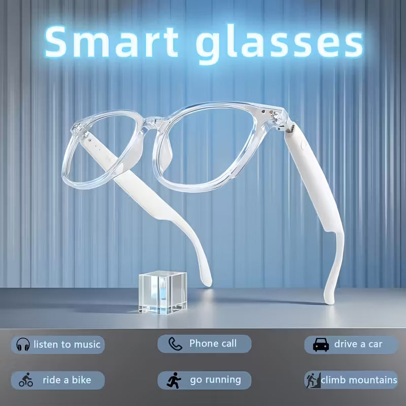 2025 Wireless Smart Glasses – Auto-Dimming, Touch Control, Hands-Free Audio Electronics - Tophatter Daily Deals