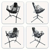 Folding Outdoor Chair with Footrest Folding Chairs & Stools - Tophatter Daily Deals
