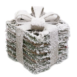 Set Of 3 LED Light Up Christmas Present Boxes | 3 Piece Rattan Snow Topped Light Up Xmas Christmas Gift Boxes | LED Christmas Parcels Christmas Decorations Ornament - Tophatter Daily Deals
