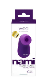 Nami Rechargeable Sonic Vibe – 3 Speeds 7 Patterns Vibrator > Sex Toys For Ladies > Clitoral Vibrators and Stimulators - Tophatter Daily Deals
