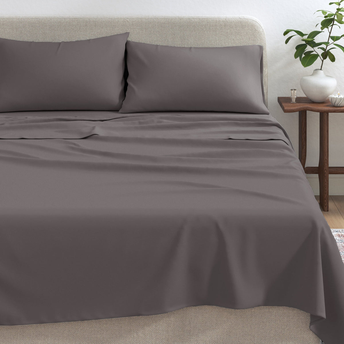 Viscose from Bamboo & Cotton Blend Jersey Knit Sheets Bedding - Tophatter Daily Deals