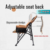 Outdoor Folding Camping Chair with Adjustable Backrest Furniture > Outdoor > Outdoor Chairs - Tophatter Daily Deals