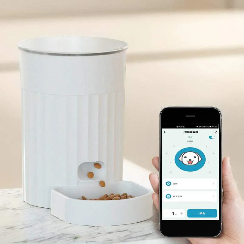 Intelligent Automatic Pet Feeder "iFeeed" Pet Supplies - Tophatter Daily Deals