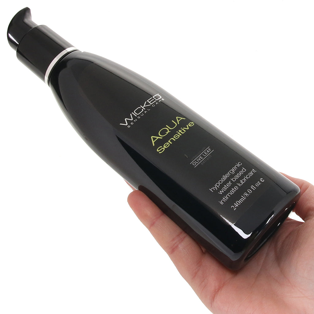 Aqua Sensitive Hypoallergenic Lube 8oz/240ml Lubes and Lotions > Water Based Sex Lubes - Tophatter Daily Deals