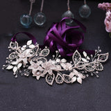 Bride Waist Seal Handmade Belt Rhinestone Wedding Dress Purple ribbon 0 - Tophatter Daily Deals