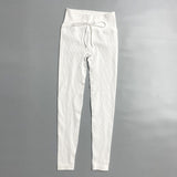 Autumn And Winter New Products Zipper Sports Underwear Women White trousers 0 - Tophatter Daily Deals
