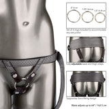 Her Royal Harness Regal Princess Crotchless Harness Pewter > Dildos > Strap On Harnesses - Tophatter Daily Deals