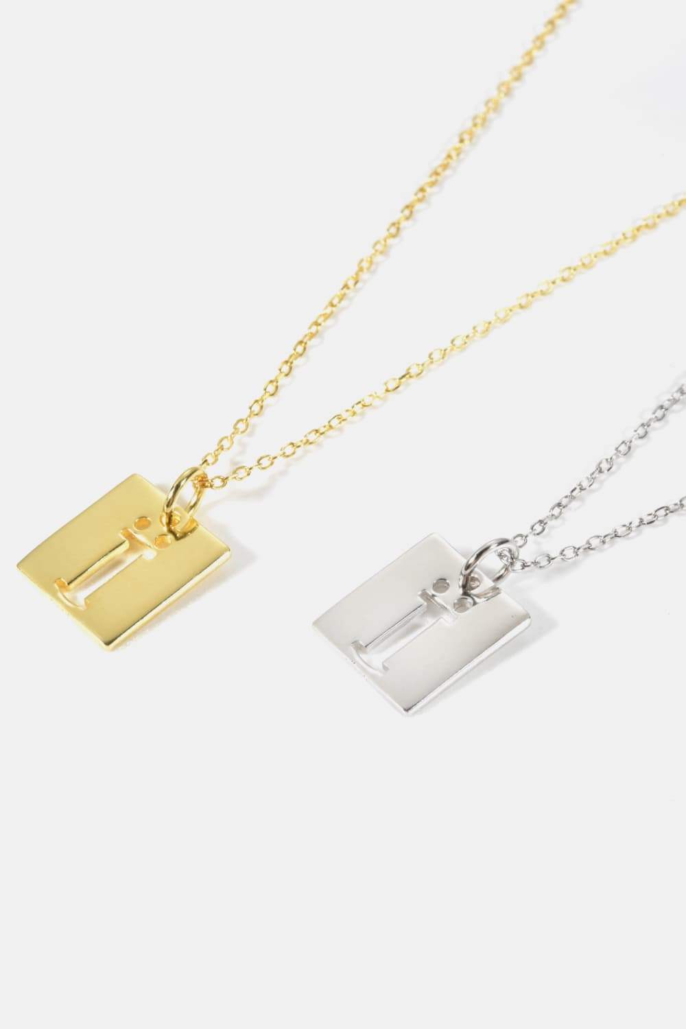 Cutout Rectangle Pendant Necklace Necklaces - Tophatter Daily Deals