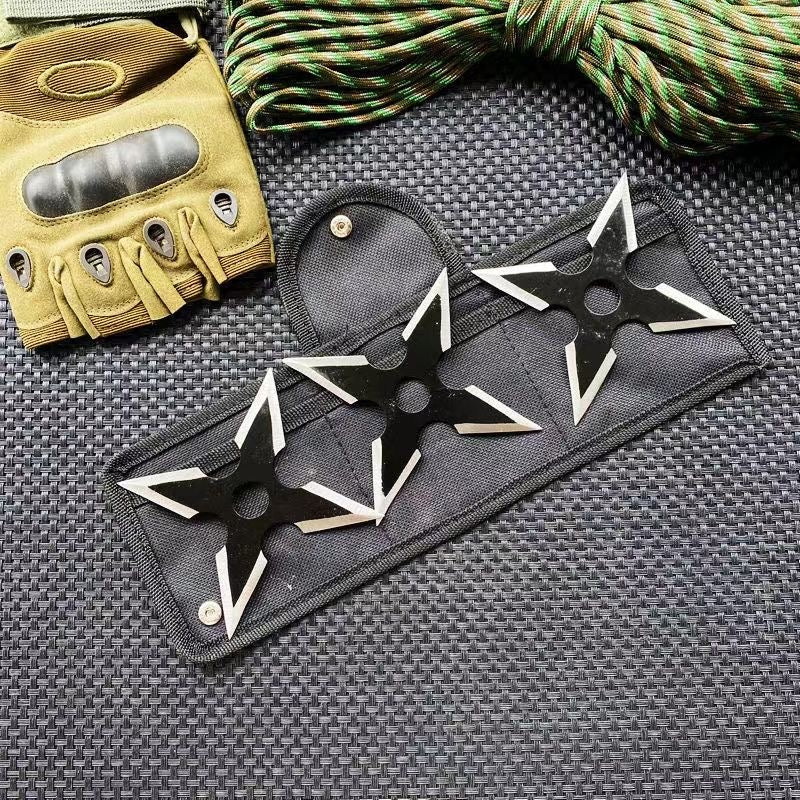 Multicolored Flying Knife - Outdoor Training Dagger-GS132 3pcs Black KNIVES - Tophatter Daily Deals