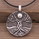 Ancient Moon World Tree Pendant European And American Fashion Jewelry Ancient silver 0 - Tophatter Daily Deals