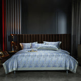 140 Cotton Satin Digital Printed Four-piece Bedding Set Flower Season 0 - Tophatter Daily Deals