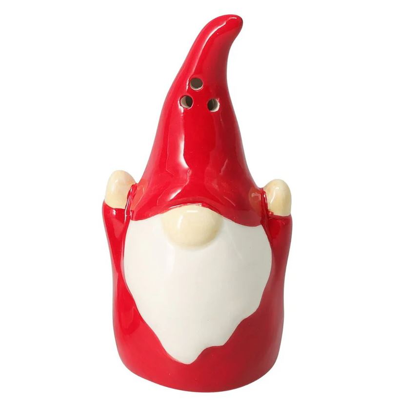 Christmas Gonk Salt and Pepper Shakers | Ceramic Gnome Salt & Pepper Set Salt and Pepper Shakers - Tophatter Daily Deals