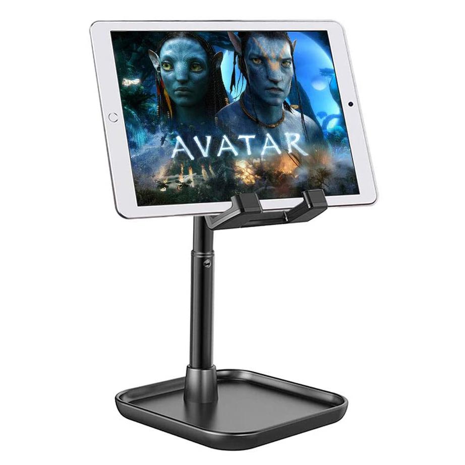 Cell Phone Stand with Anti-Slip Base Black Phone Holder - Tophatter Daily Deals