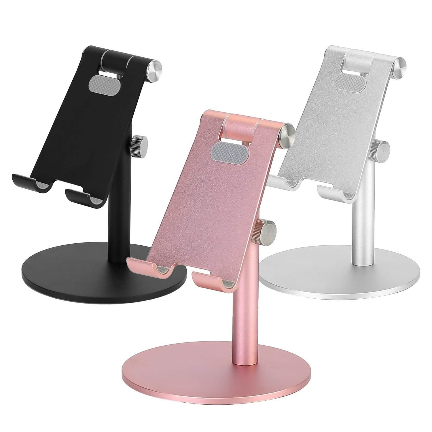 Cellphone Stand Universal No-Slip Aluminum Alloy Thick Case Friendly Mobile Accessories - Tophatter Daily Deals
