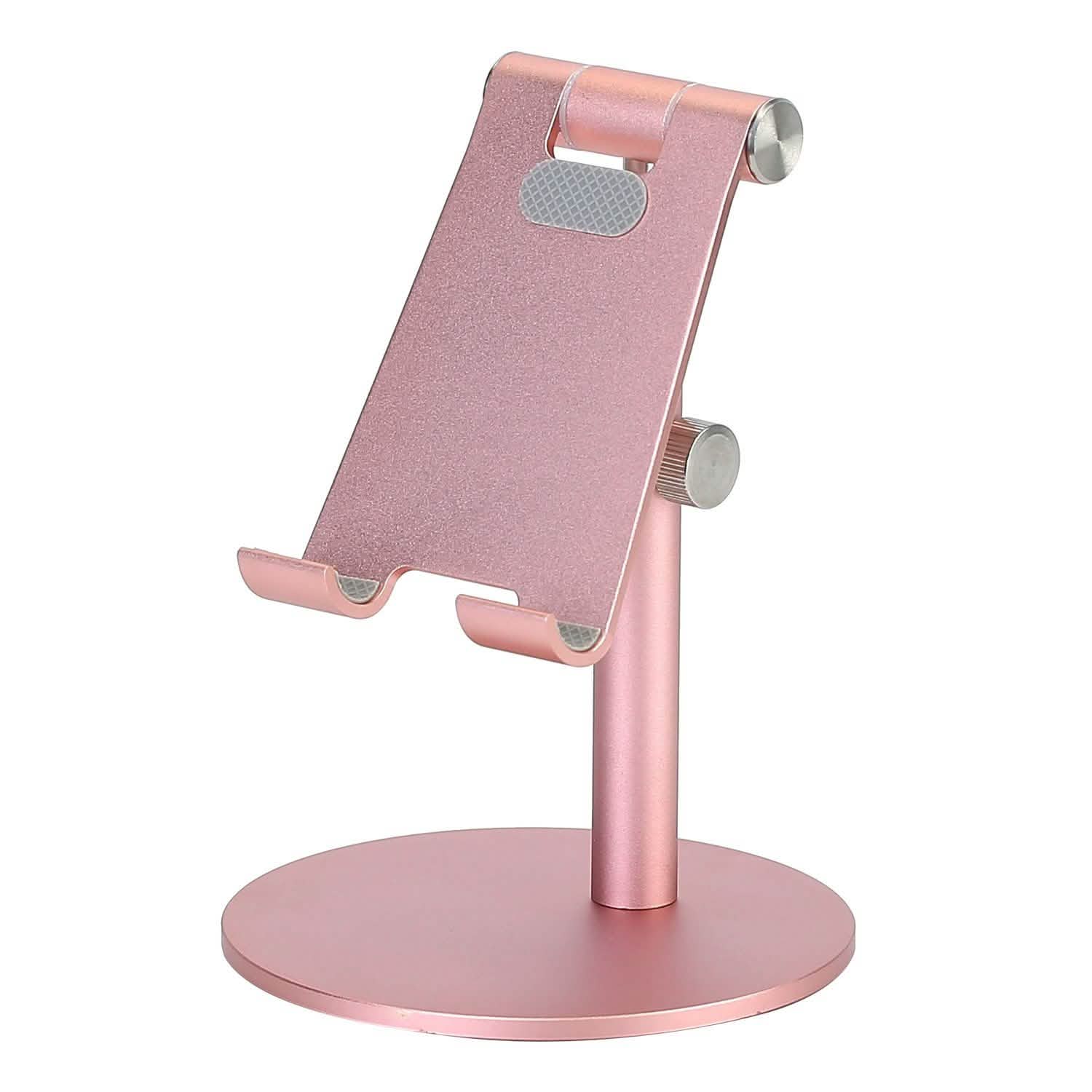 Cellphone Stand Universal No-Slip Aluminum Alloy Thick Case Friendly Gold Mobile Accessories - Tophatter Daily Deals