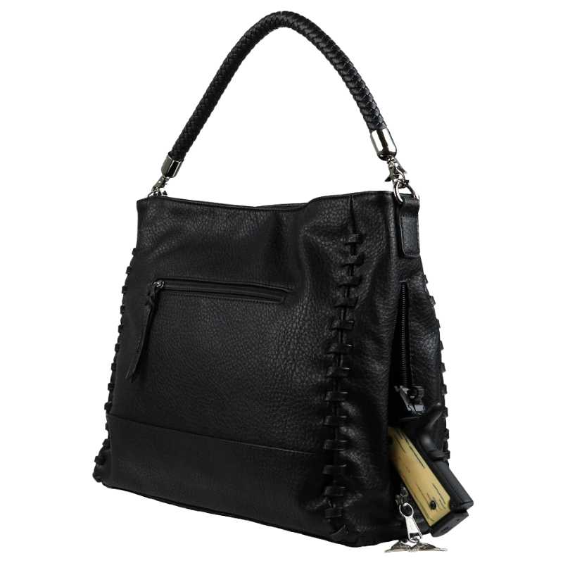 Lily Conceal Carry Tote Black Handgun Purses - Tophatter Daily Deals