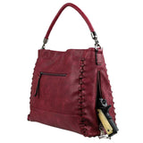 Lily Conceal Carry Tote Burgundy Handgun Purses - Tophatter Daily Deals