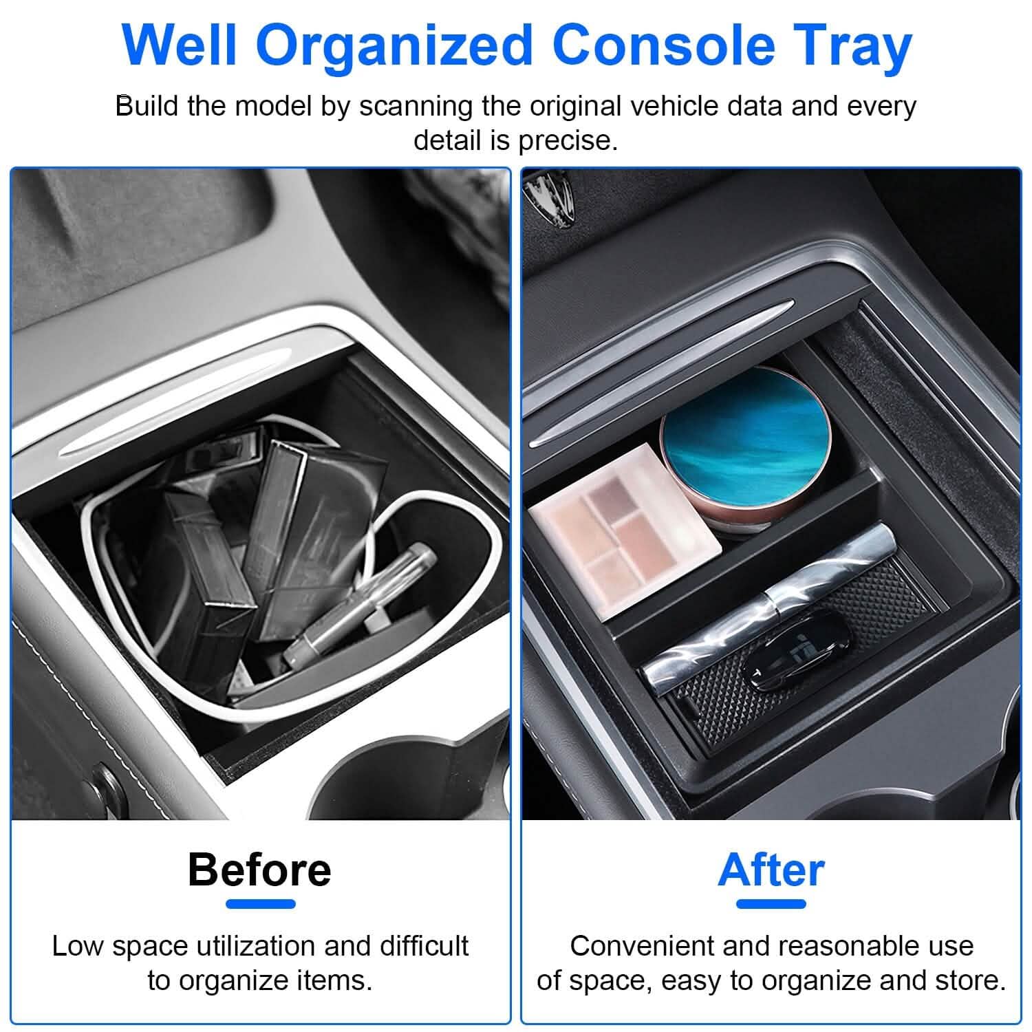 Center Console Organizer Tray Automotive - Tophatter Daily Deals