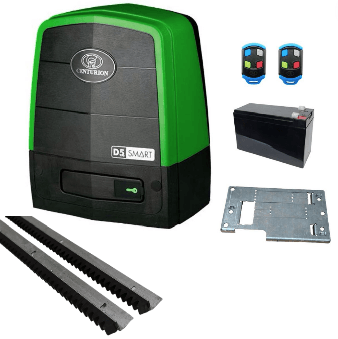 CENTURION D5 EVO SMART MOTOR + 2 RACKS + 1 BATTERY - Tophatter's Army Deals AUTOMATION - Tophatter Daily Deals