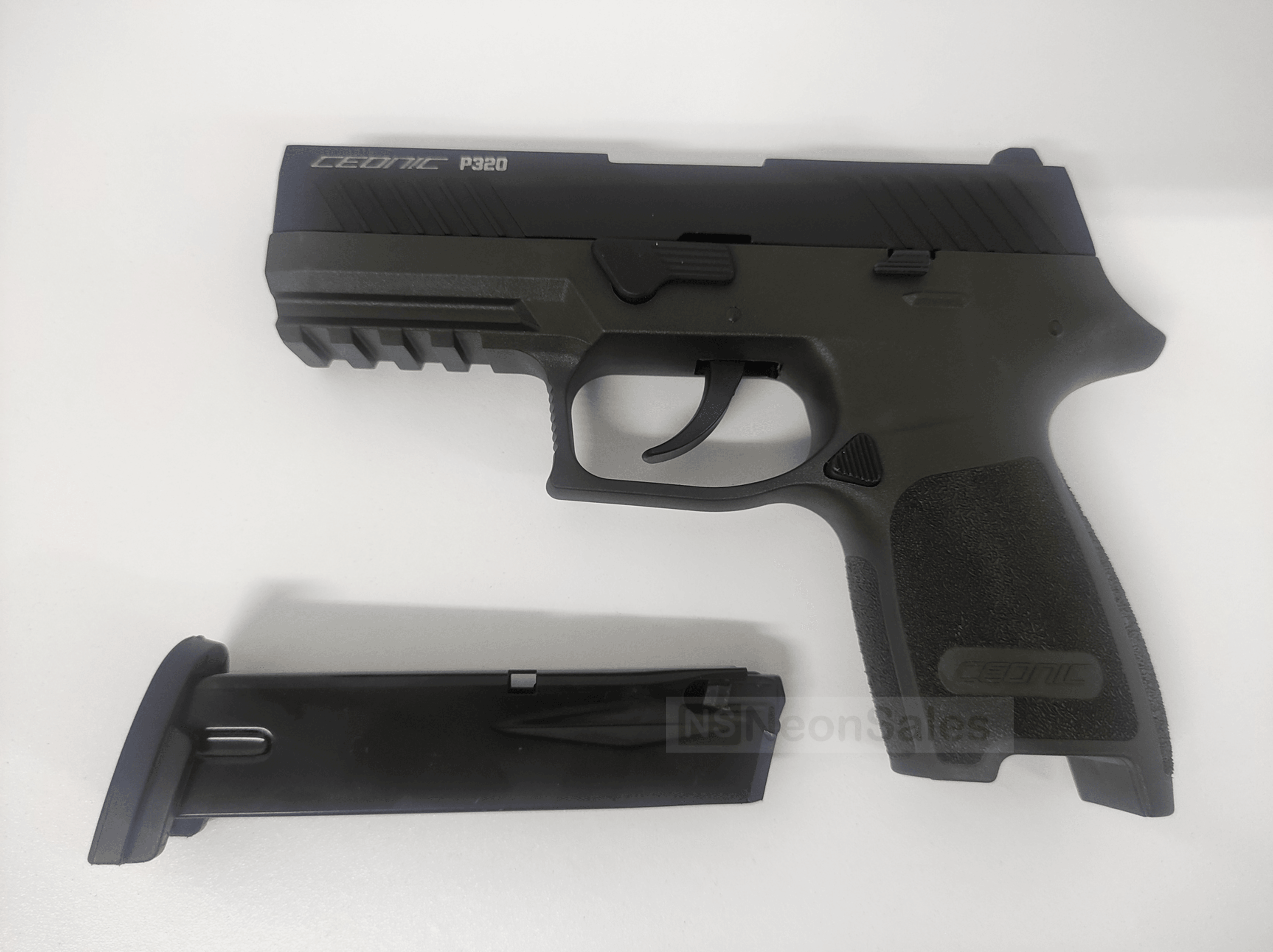 CEONIC P320 BLANK GUN - OLIVE DRAB - Tophatter's Army Deals BLANK GUNS - Tophatter Daily Deals