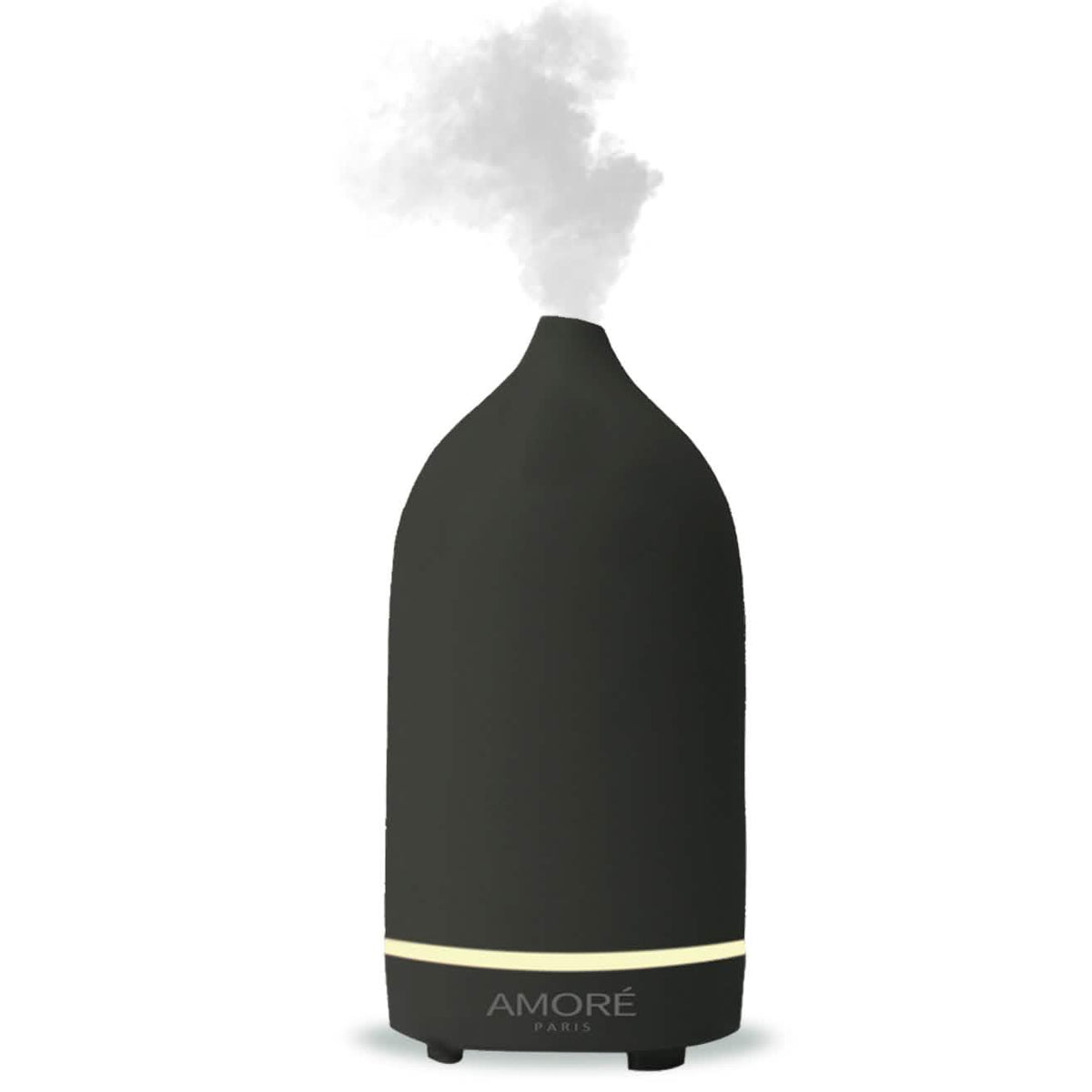 Ceramic Ultrasonic Aromatherapy Essential Oil Diffuser Black Health & Wellness - Tophatter Daily Deals