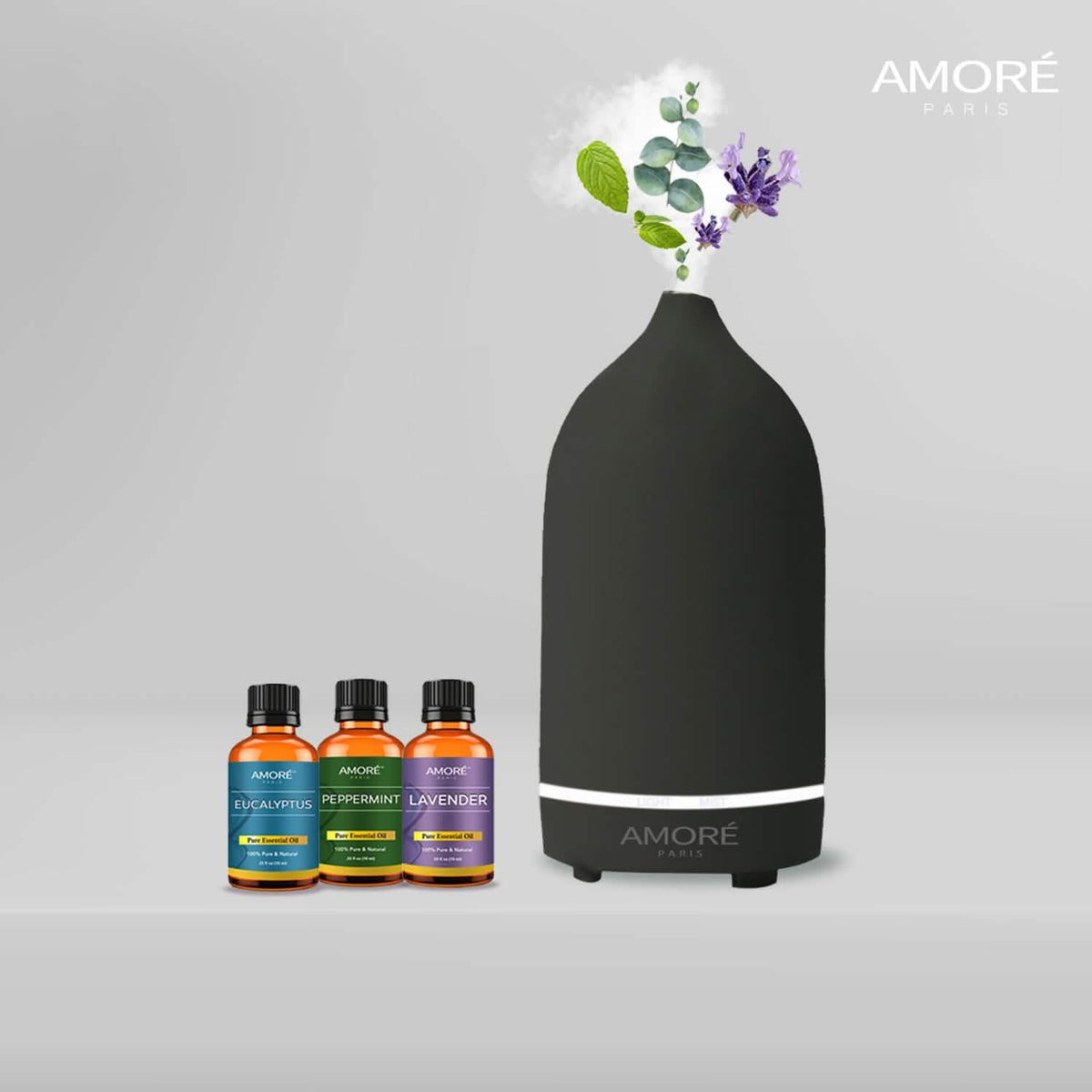 Ceramic Ultrasonic Aromatherapy Essential Oil Diffuser Health & Wellness - Tophatter Daily Deals