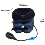 Cervical Neck Traction Device Inflatable Neck Stretcher Health & Wellness - Tophatter Daily Deals