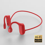 Bone Conduction Concept Bluetooth Headset, Ear-mounted Non-ear Movement Red 0 - Tophatter Daily Deals