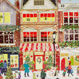 Festive Street Christmas Advent Calendar | Traditional Picture Advent Calendar Advent Calendar - Tophatter Daily Deals