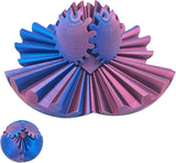 Fidget Gear Ball Steampunk 3D Printed Stress Relief C - Tophatter Daily Deals
