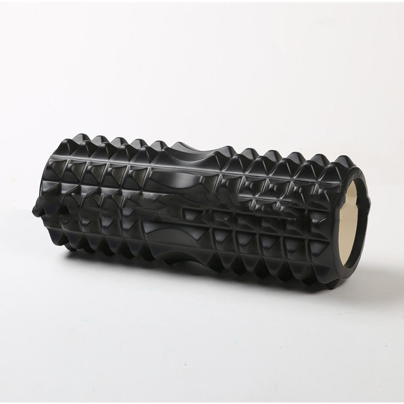 45 Cm Column Fitness Pilates Yoga Foam Roller Black 0 - Tophatter Daily Deals
