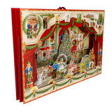 3D Ballet Christmas Advent Calendar - Glittered Pop-Up Theatre with 24 Doors - 43x32cm Advent Calendar - Tophatter Daily Deals