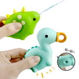 Bath Toy Dinosaur Fishing Fishing Toy Can Spray Water Pinch Called Fishing Net 0 - Tophatter Daily Deals
