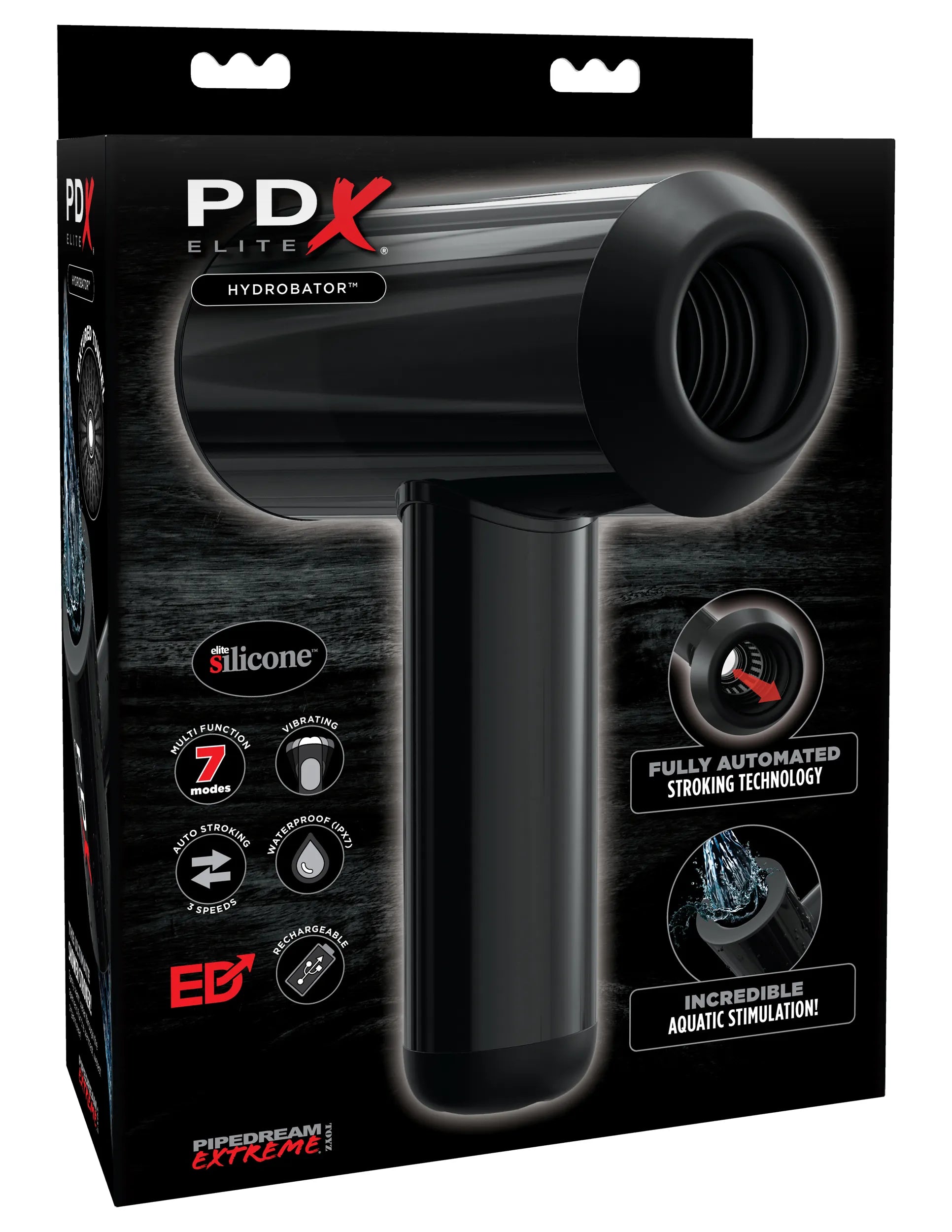 PDX Elite Hydrobator – Waterproof Automated Stroking Masturbator > Sex Toys For Men > Masturbators > Vibrating - Tophatter Daily Deals