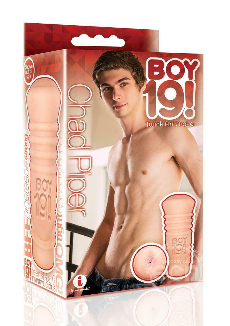 Icon Brands - BOY 19 Teen Twink - Chad Piper - Custom Anal Masturbator Sex Toy - Tophatter Daily Deals